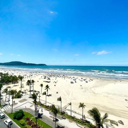 Apartamento Guilhermina De Frente Para O Mar Praia Grande  Exteriör bild