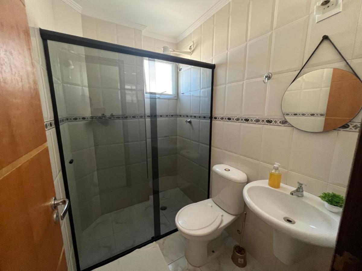 Apartamento Guilhermina De Frente Para O Mar Praia Grande  Exteriör bild